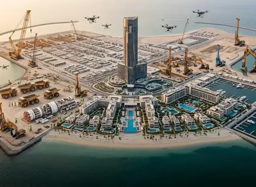 Building the Roads to Al Marjan Island’s Next Landmark Resort
