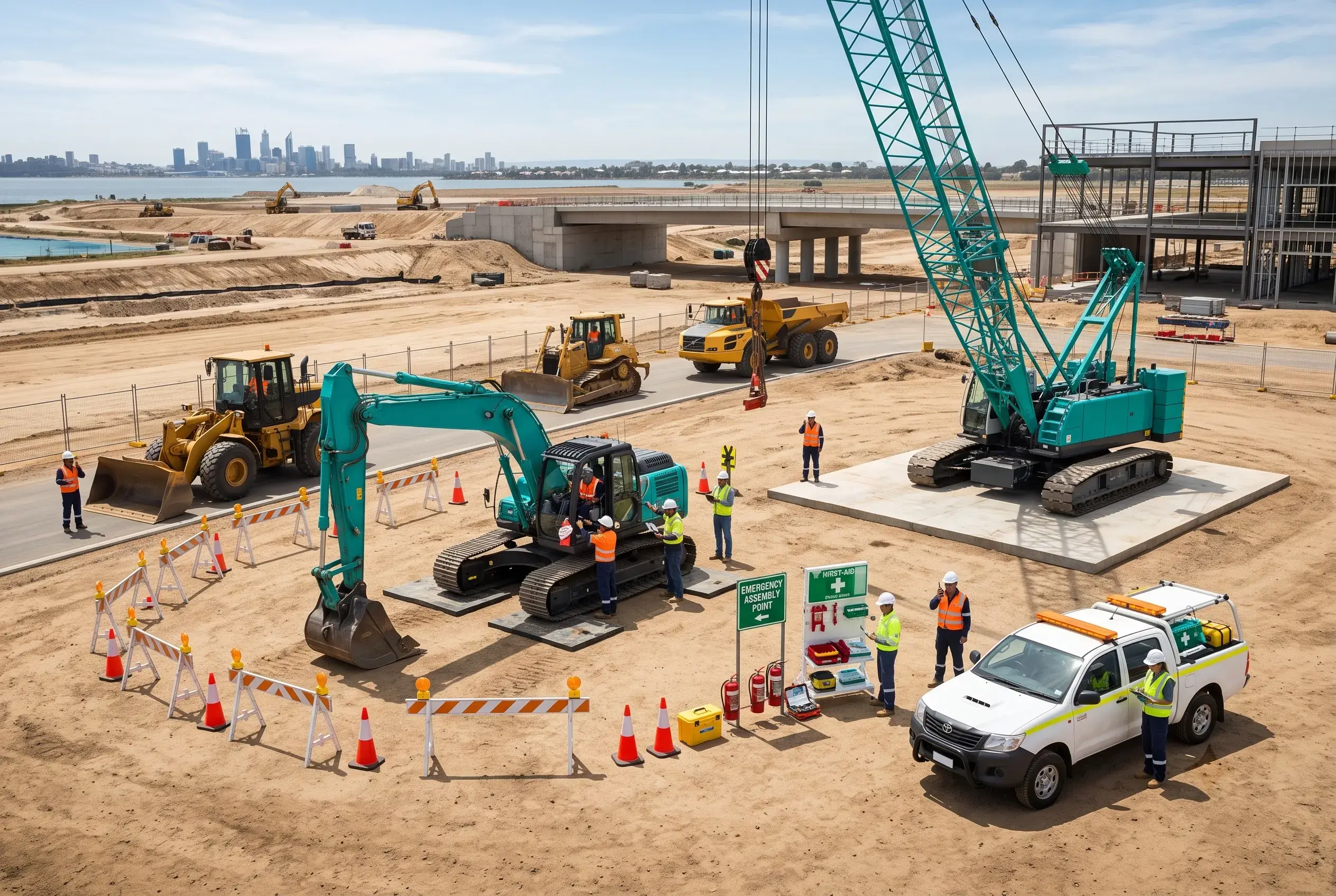 Emergency Protocols for Heavy Equipment on Active Sites