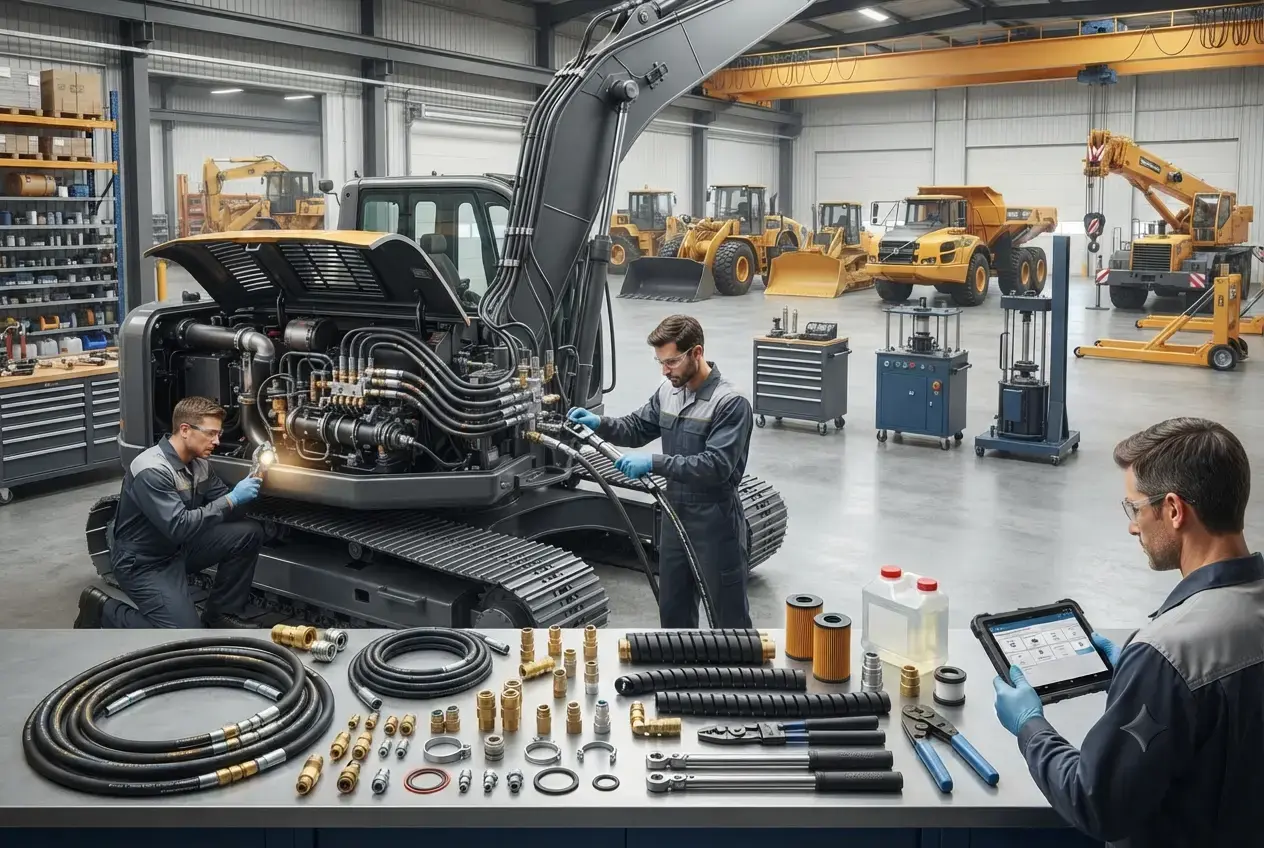 Heavy Equipment Hoses and When It’s Time to Replace Them