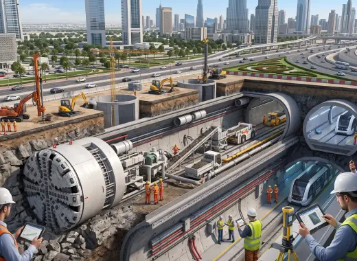 How Heavy Machinery Controls Dubai’s Next-Gen Loop Transport Vision