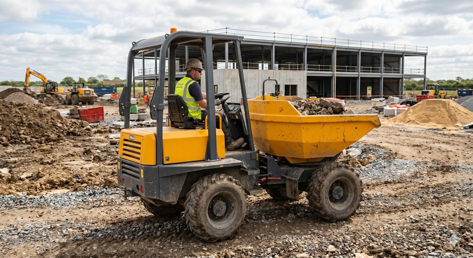 Articulated Mini Dumper, 6 ton