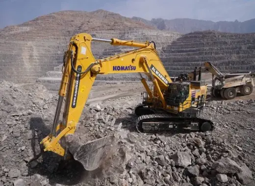Large Excavators, 125 ton, Standard Boom