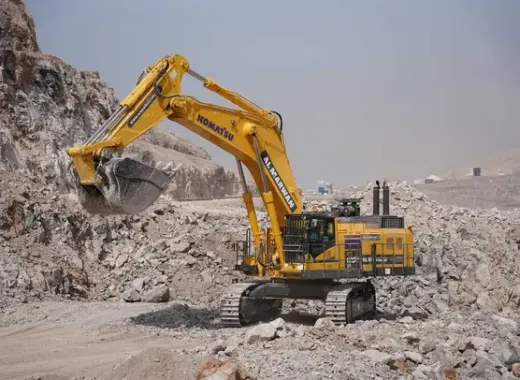 Large Excavators, 125 ton, Standard Boom