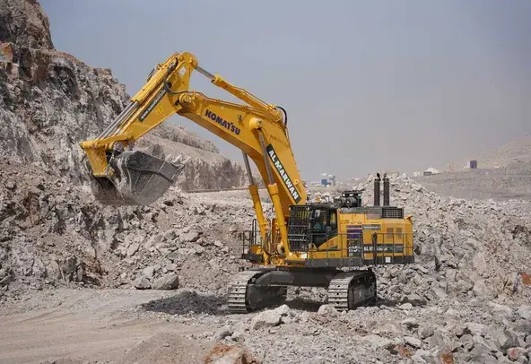 Large Excavators, 125 ton, Standard Boom