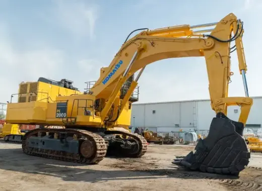 Large Excavators, 200 ton, Standard Boom