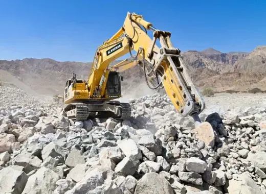 Large Excavators, 40 ton, Standard Boom
