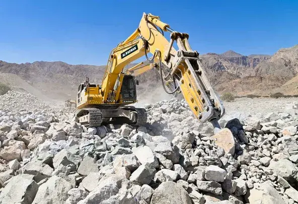 Large Excavators, 40 ton, Standard Boom