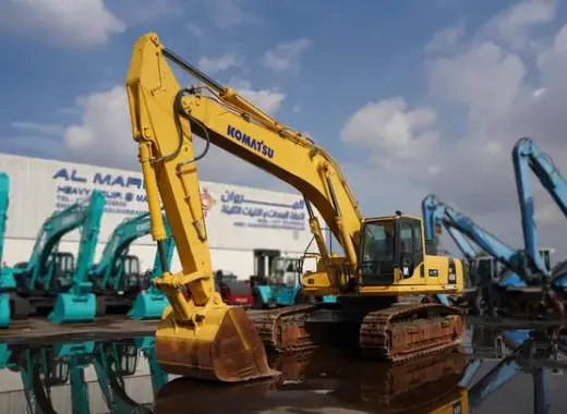 Large Excavators, 45 ton, Standard Boom