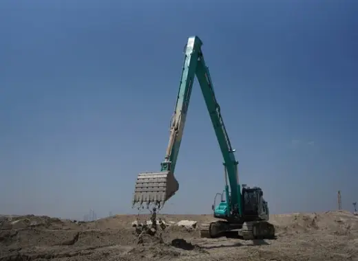 Large Excavators, 50 ton, Long Boom 18-21 meters