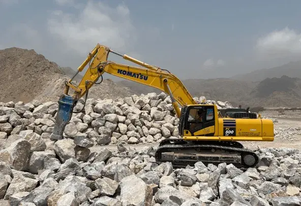 Large Excavators, 50 ton, Standard Boom