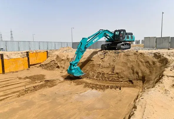 Large Excavators, 50 ton, Standard Boom