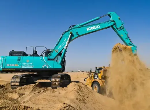 Large Excavators, 50 ton, Standard Boom
