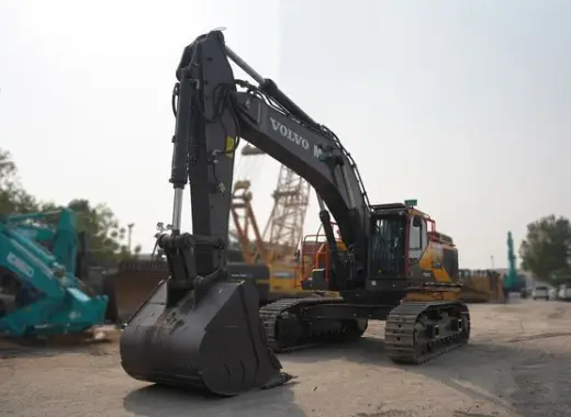 Large Excavators, 55 ton, Standard Boom