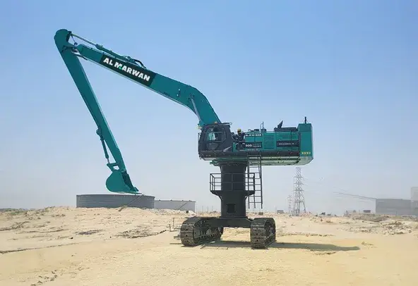 Large Excavators, 80 ton, High Bed, 22 meters Boom