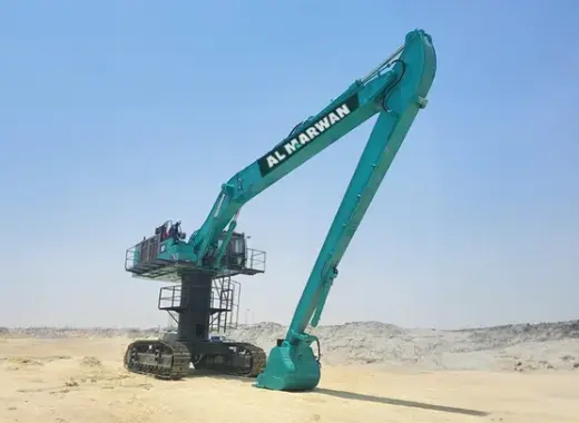 Large Excavators, 80 ton, High Bed, 22 meters Boom