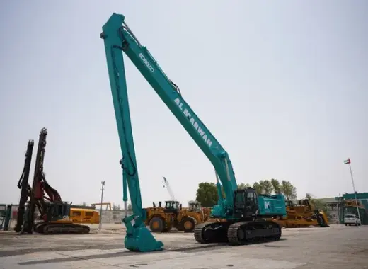 Large Excavators, 85 ton, Long Boom 21-26 meters
