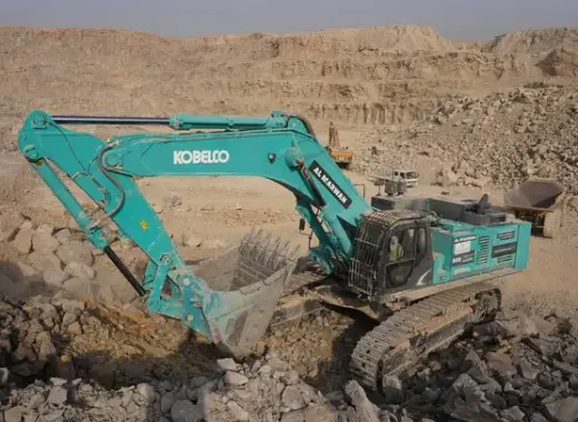Large Excavators, 85 ton, Standard Boom