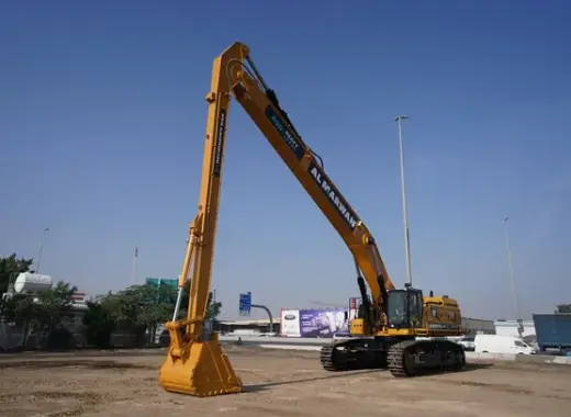 Large Excavators, 95 ton, Long Boom 17-26 meters
