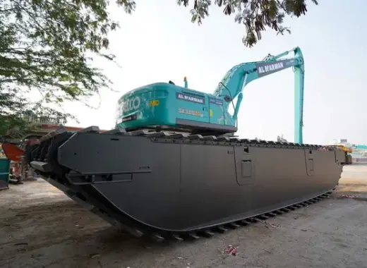 Medium Amphibious Excavators, 38 ton, 17 meters Boom