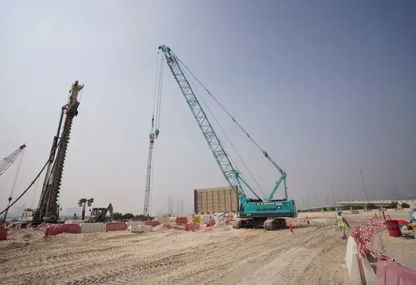 Medium Crawler Cranes, 100 ton