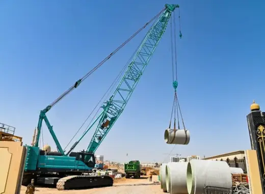 Medium Crawler Cranes, 135 ton