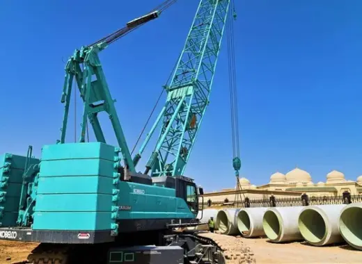 Medium Crawler Cranes, 135 ton