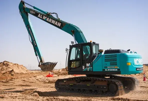 Medium Excavators, 22 ton, Long Boom 14-meters